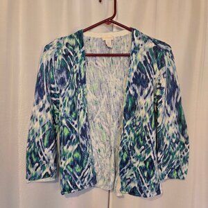 Chico's open front lightweight sweater